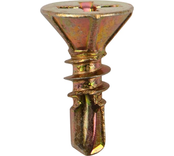 Оконный саморез KRANZ сверло 3,9x13, желтый цинк, 500 шт. KR-01-3722-001