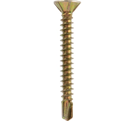 Оконный саморез KRANZ сверло 3,9x32, желтый цинк, 500 шт. KR-01-3722-005