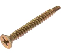 Оконный саморез KRANZ сверло 3,9x35, желтый цинк, 500 шт. KR-01-3722-006