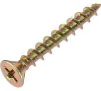 Оконный саморез KRANZ острый 4,1x30 желтый цинк 500 шт. KR-01-3721-008