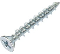 Оконный саморез KRANZ острый 4,1x30 белый цинк 500 шт. KR-01-3721-003