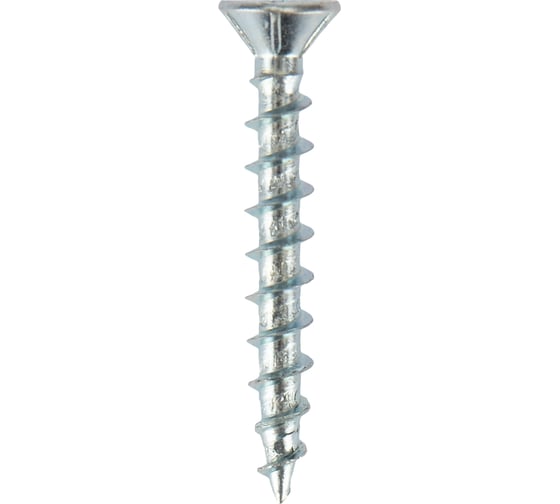 Оконный саморез KRANZ острый 4,1x30 белый цинк 500 шт. KR-01-3721-003