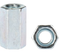 Удлиненная гайка для шпильки KRANZ М10, 1,5x17x30, 20 шт. KR-01-3541-004