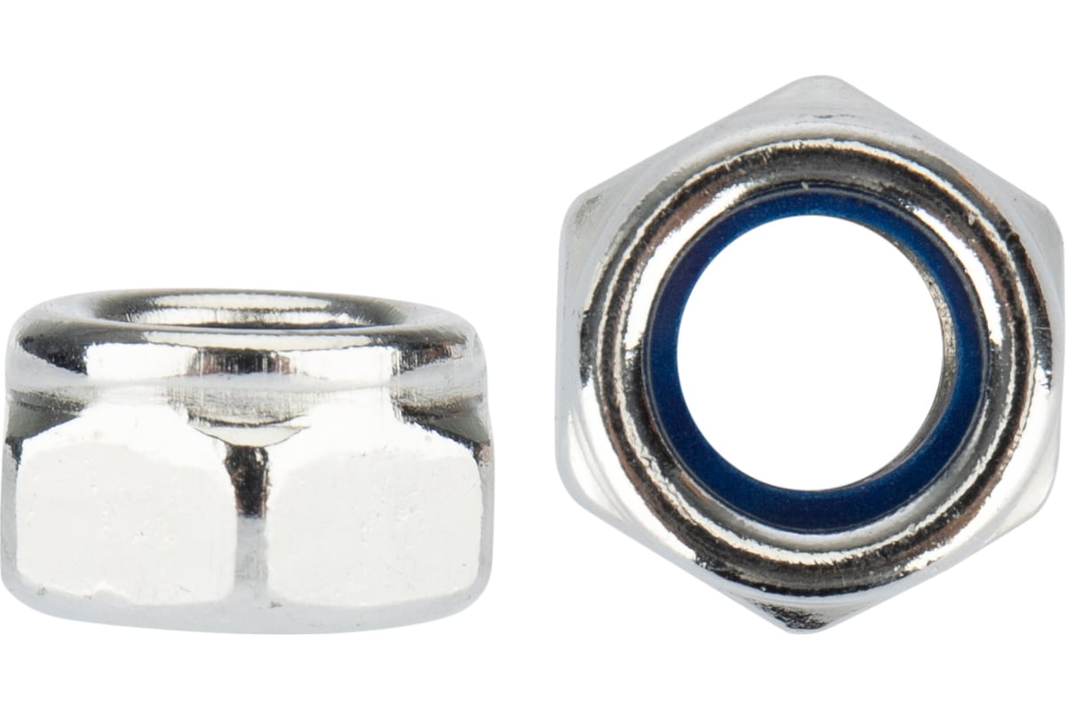 Самоконтрящаяся гайка с нейлоновым кольцом KRANZ M8, DIN 985, 100 шт ...