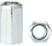 Удлиненная гайка для шпильки KRANZ М6, 1,0x10x18, 20 шт. KR-01-3541-002
