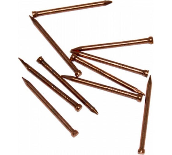Гвозди КРЕП-КОМП покрытие медь, 1,2x20, 0.2 кг/ 1053 шт. гм1220мф