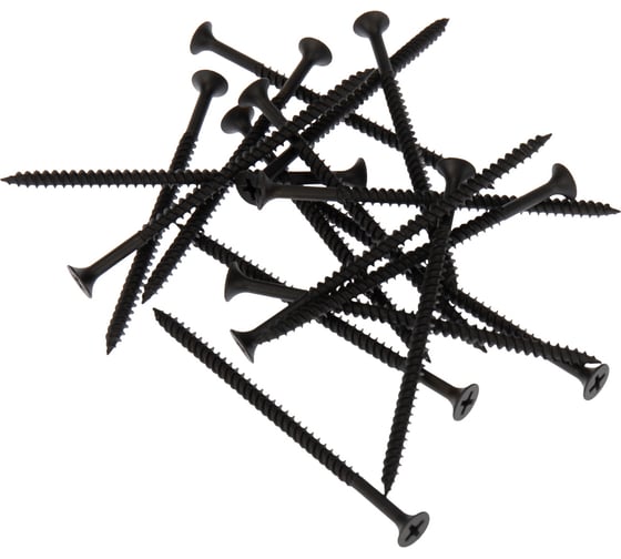 Саморез гипсокартон-металл KRANZ 4,2x75, 2000 шт. 1143-4275-1 1