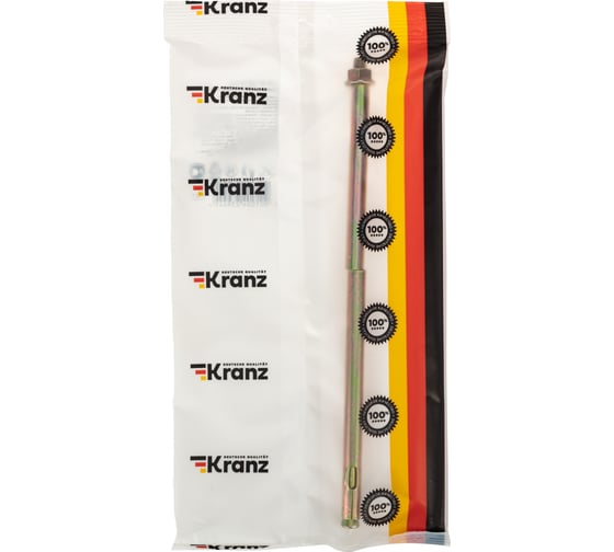 Анкерный болт с гайкой KRANZ 10x250 KR-01-3818-022