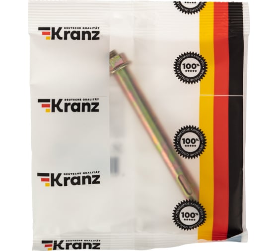 Анкерный болт с гайкой KRANZ 12x129 KR-01-3818-026