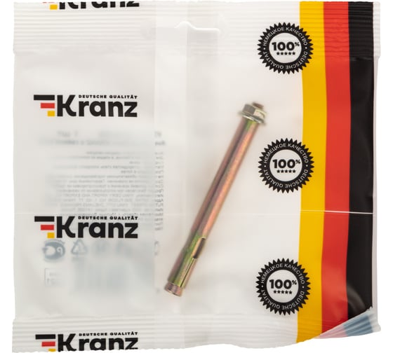 Анкерный болт с гайкой KRANZ 8x85 KR-01-3818-009