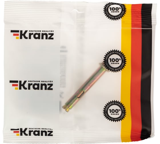 Анкерный болт с гайкой KRANZ 8x65 KR-01-3818-008
