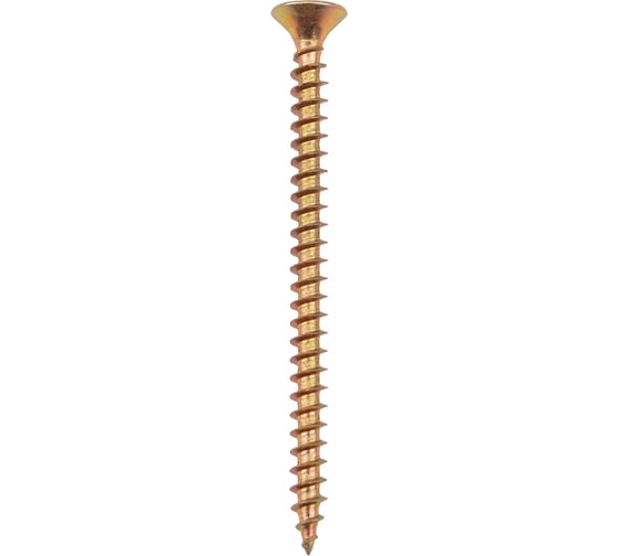 Универсальный саморез KRANZ 5x70, желтый цинк, 3600 шт. 1111-0570-1 1