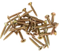 Универсальный саморез KRANZ 3x20, желтый цинк, 32000 шт. 1111-0320-1
