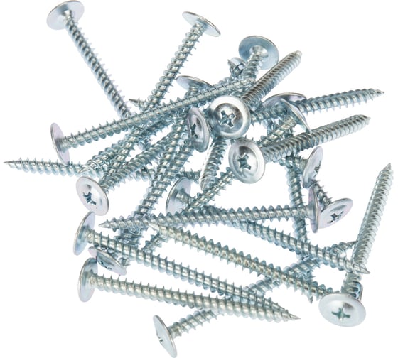 Саморез с прессшайбой KRANZ ПШС острый, 4.2x50, 3500 шт. 1172-4250-1