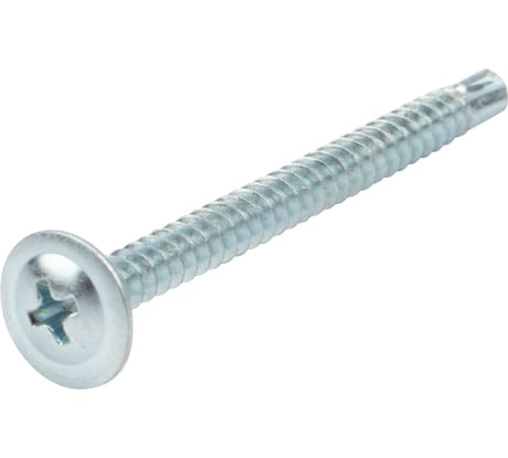 Саморез с прессшайбой KRANZ ПШС сверло, 4.2x50, 3000 шт. 1182-4250-1