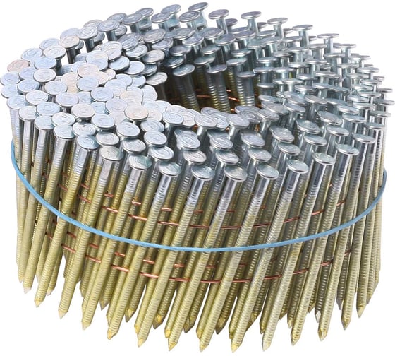 Барабанный гвоздь MAINPACK 2,5/70 мм, кольцевая накатка, цинк МР-651391