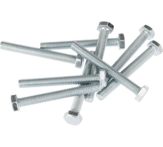 Шестигранный болт KRANZ DIN 933, 6x50, 24 кг/ 2100 шт. 1302-0650-1