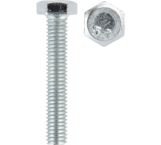 Шестигранный болт KRANZ DIN 933, 6x35, 24 кг/ 2700 шт. 1302-0635-1