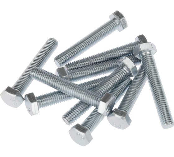 Шестигранный болт KRANZ DIN 933, 8x55, 24 кг/ 900 шт. 1302-0855-1