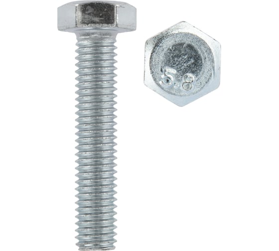Шестигранный болт KRANZ DIN 933, 8x40, 24 кг/ 1300 шт. 1302-0840-1
