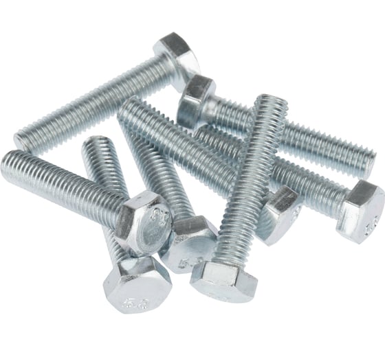Шестигранный болт KRANZ DIN 933, 8x40, 24 кг/ 1300 шт. 1302-0840-1