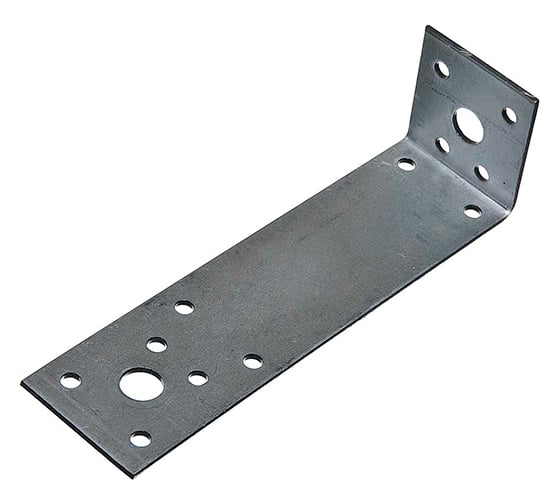 Крепёжный асимметричный уголок КРЕП-КОМП KUAS 90x50x55x2 мм куас55мф 1