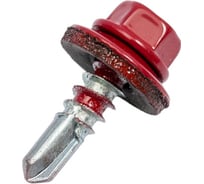 Кровельный саморез КРЕП-КОМП 5,5x19, RAL3003, красный рубин, 250 шт. ск55193003кф