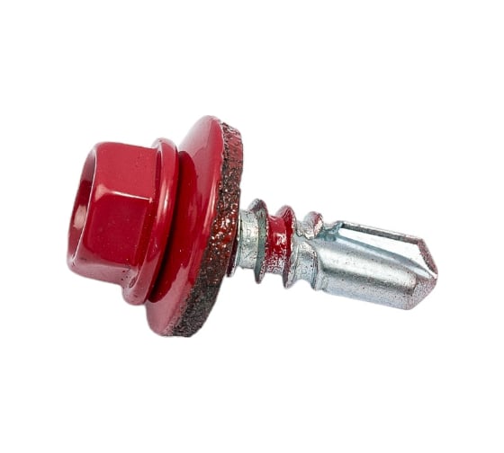 Кровельный саморез КРЕП-КОМП 5,5x19, RAL3003, красный рубин, 250 шт. ск55193003кф