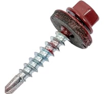 Кровельный саморез КРЕП-КОМП 4,8x29, RAL3005, красное вино, 250 шт. ск293005кф