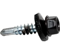 Кровельный саморез КРЕП-КОМП 5,5x25, RAL8019, серо-коричневый, 250 шт. ск55258019кф