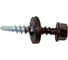 Кровельный саморез КРЕП-КОМП 4,8x29, RAL8017, тёмно-коричневый, 250 шт. ск298017кф 1