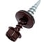 Кровельный саморез КРЕП-КОМП 4,8x29, RAL8017, тёмно-коричневый, 250 шт. ск298017кф 4