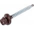 Кровельный саморез КРЕП-КОМП 4,8x51, RAL8017, тёмно-коричневый, 100 шт. ск518017кф 2