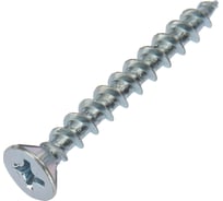 Оконный саморез KRANZ острый, 4,1x35, белый цинк 8000 шт. 1502-4135-1