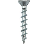 Оконный саморез KRANZ острый, 4,1x25, белый цинк 12000 шт. 1502-4125-1