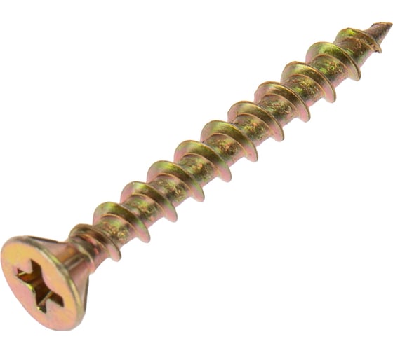 Оконный саморез KRANZ острый, 4,1x35, желтый цинк 8 000 шт. 1503-4135-1