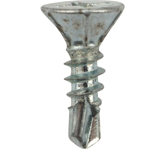 Оконный саморез KRANZ сверло, 3,9x13, белый цинк, 25 000 шт. 1504-3913-1