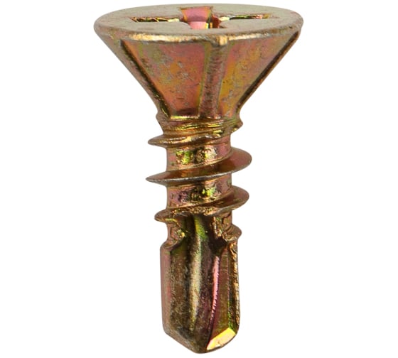 Оконный саморез KRANZ сверло, 3,9x13, желтый цинк, 25000 шт. 1505-3913-1 1