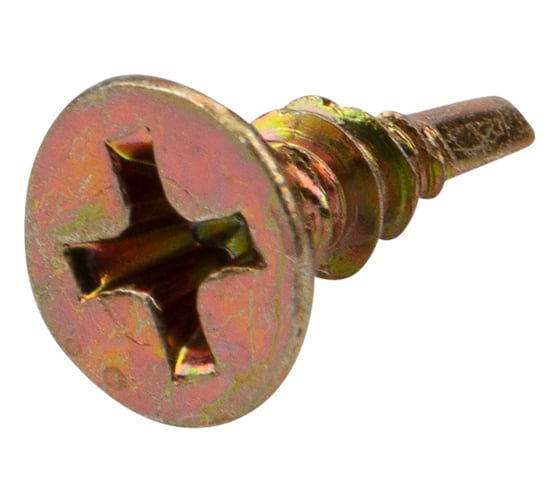 Оконный саморез KRANZ сверло, 3,9x13, желтый цинк, 25000 шт. 1505-3913-1