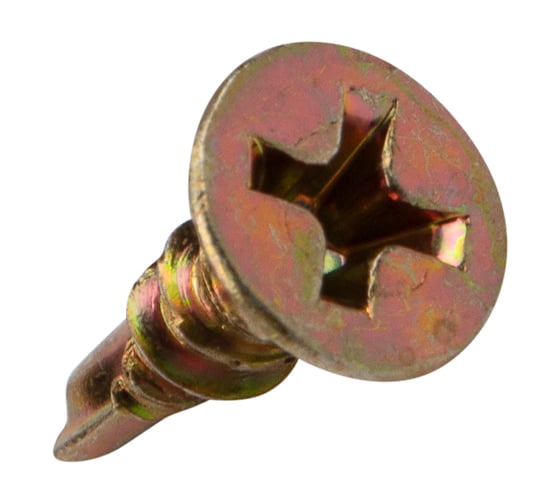 Оконный саморез KRANZ сверло, 3,9x13, желтый цинк, 25000 шт. 1505-3913-1