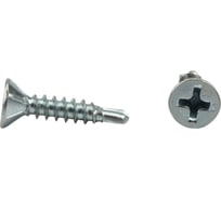 Оконный саморез KRANZ сверло, 3,9x19, белый цинк, 18000 шт. 1504-3919-1