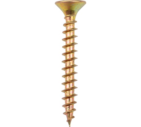 Универсальный саморез KRANZ 5x40, желтый цинк, 20 шт. 1111-0540-4