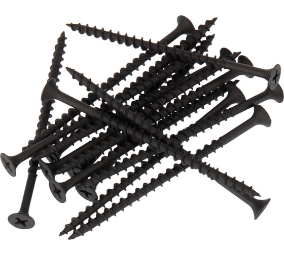 Саморез гипсокартон-дерево KRANZ 4,2x75, 10 шт. 1133-4275-4