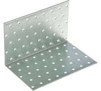 Крепёжный равносторонний уголок КРЕП-КОМП KUR 50x50x140x2 мм, 50 шт. кур50140