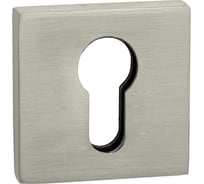 Накладка на цилиндр PUERTO квадратная, никель супер матовый INET AL 03 MSN