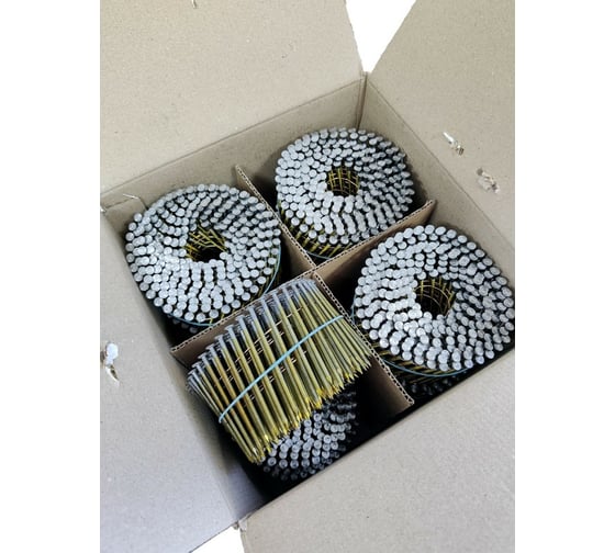 Барабанные гвозди Finka 2.8x70 BK Ring ершеные, 3000 шт. FN2870BKR