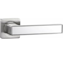 Дверная алюминиевая ручка Вантаж матовый никель/зеркальный V52D AL