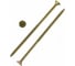 Шурупы KITKREP 6x150 для дерева, потайные, шлиц Pozi, желтый цинк, 600 шт. CPY60150kkG3 1