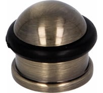 Дверной стопор с черной резинкой Amig антик 200-30 A