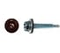 Саморезы KITKREP 5,5x25 кровельные, сверло, винно-красные RAL 3005 250 шт. RR3005-55025G1 1